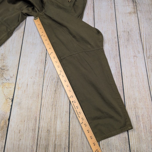 Inwear Olive Green Jodhpurs Style Pants High Waist Button Up Trousers 6 ladies - Picture 5 of 9